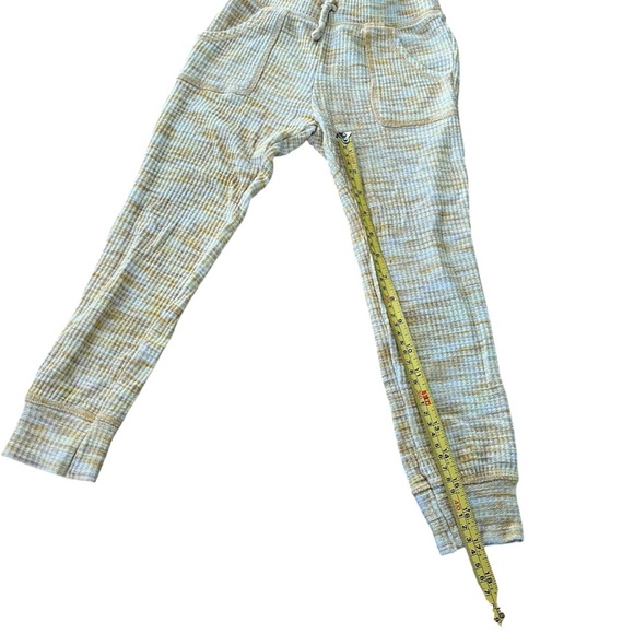 Old Navy Kids 2-Piece Waffle Knit Lounge Set | Size 5T | Yellow White Girls - Picture 4 of 13